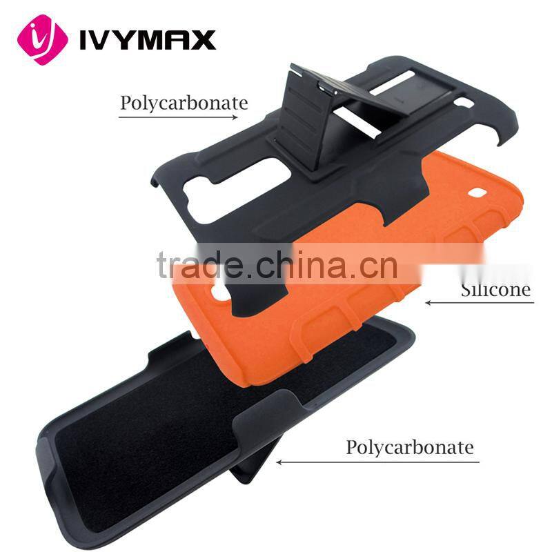 IVYMAX Hybrid Rugged Shockproof Protective Hard Case Cover For LG Tribute 5 /X210