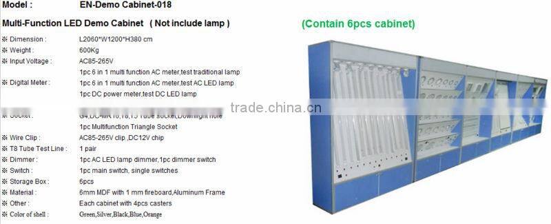 Multi-function LED Diplay Cabinet,to test LED lamp,CE & RoHS