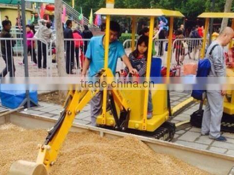 kids mini electric excavator 90 degree children excavator