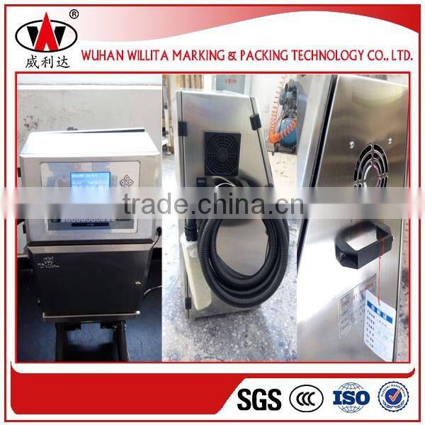 Glasss bottle expiry date automatic industrial ink jet printing machine