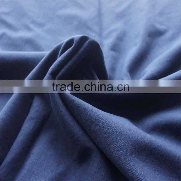 tencel linen woven fabrics plain dyed flax blended fabric dust coat cloth