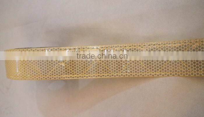 wholesale Fluorescent tape reflective yellow white color