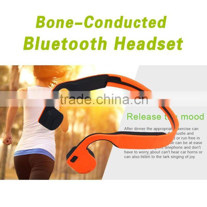 fashonable Bone-conducted bluetooth sports stereo earphone