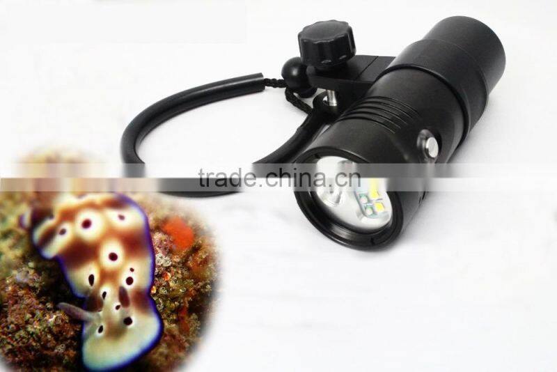 Most Powerful Scuba Led Wide Angle Diving Torch Underwater Video Light