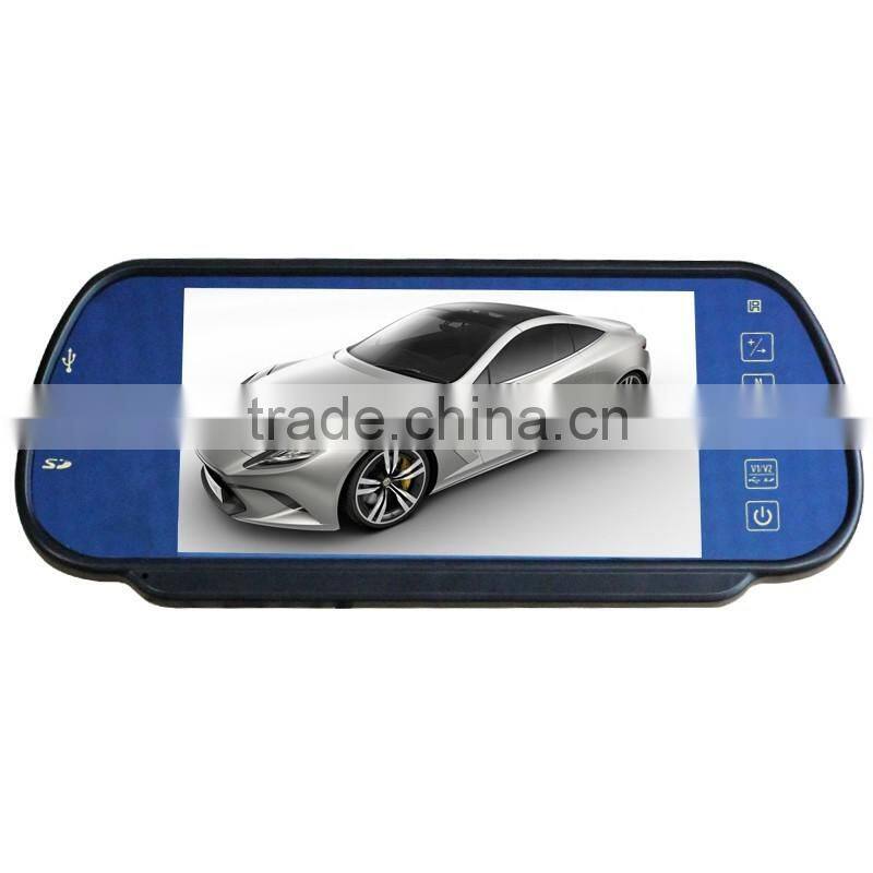 Super 7 Inch High Definition Car LCD Monitor Screen Special Car Rear View Mirror Monitor for cars