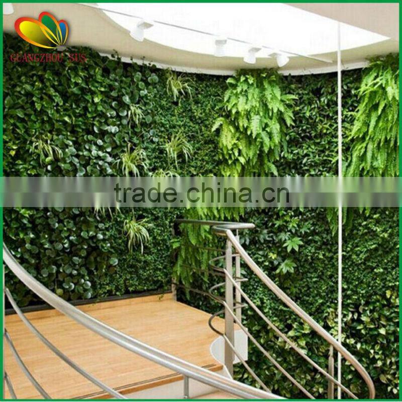 Hot sale artificial green walls plastic artificial plants walls plastic artificial green walls decoration