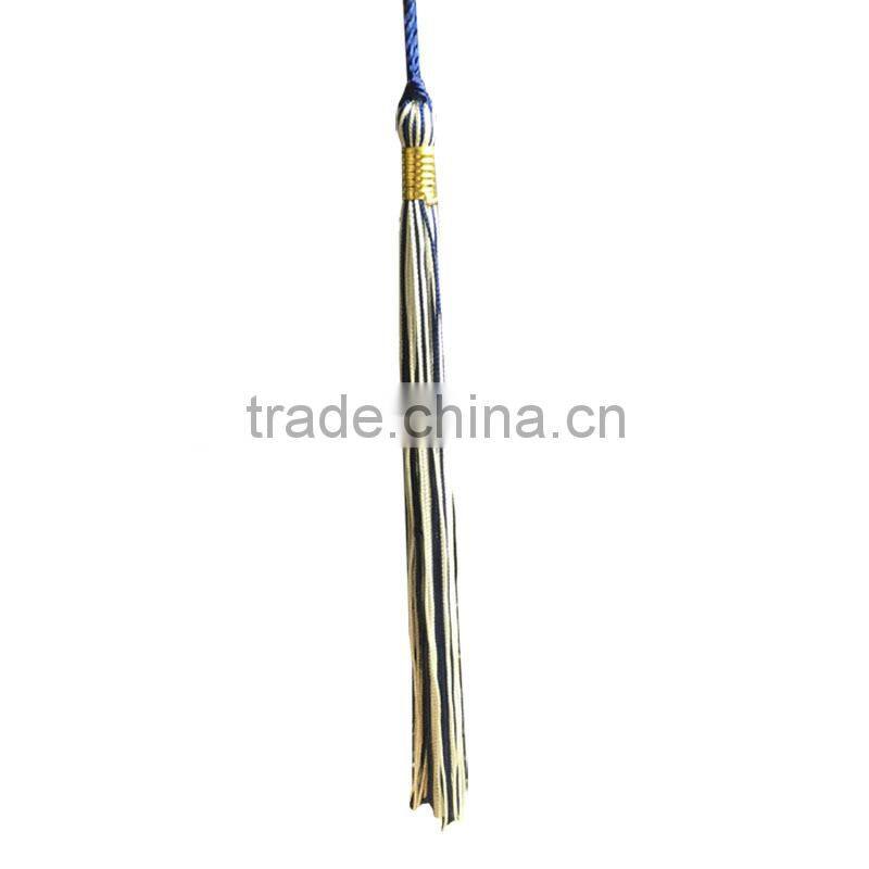 Hot Sell Duble Color Royal/white Graduation Tassel