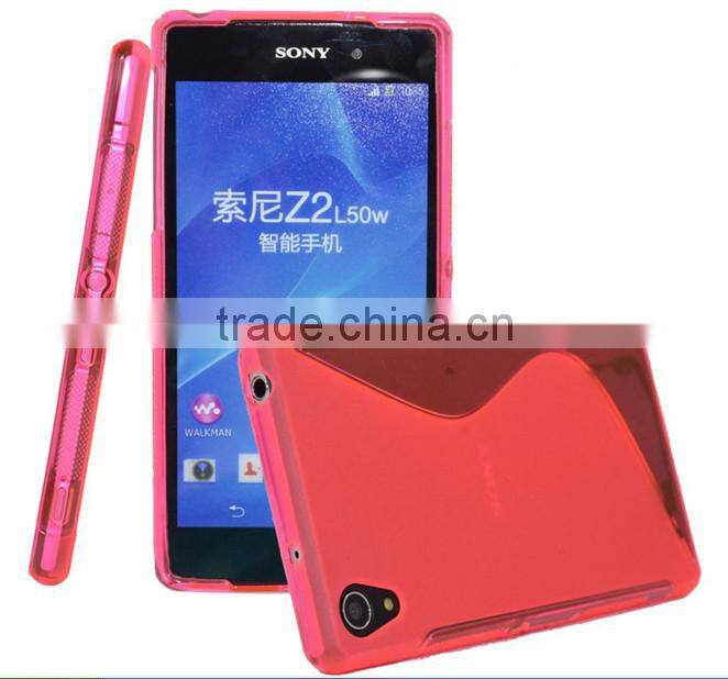 S Line Matte Soft TPU Case For LG Sony Xperia Z2/Z2 mini