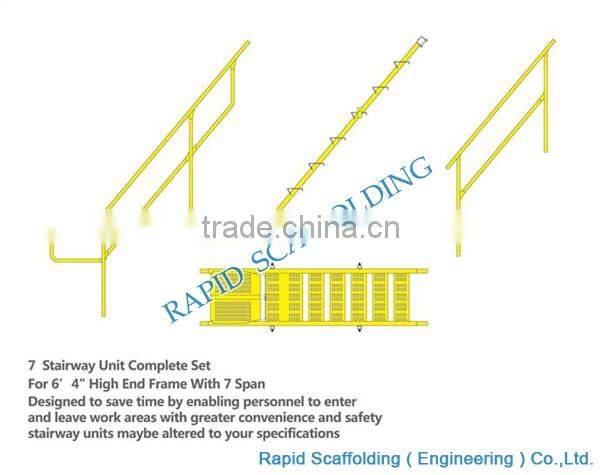 Ringlock system Folding stairs