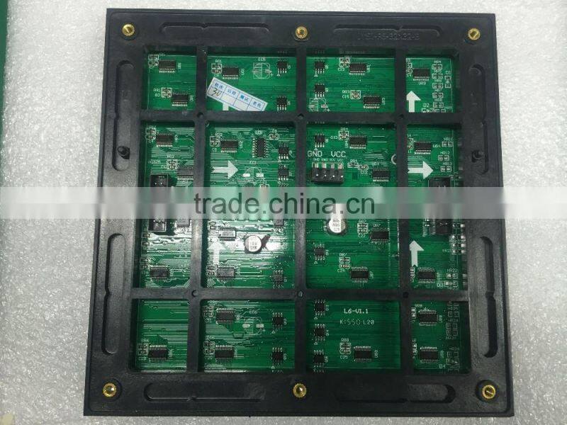 High Resolution Outdoor SMD Full color p6 outdoor door led display p6 smd led display