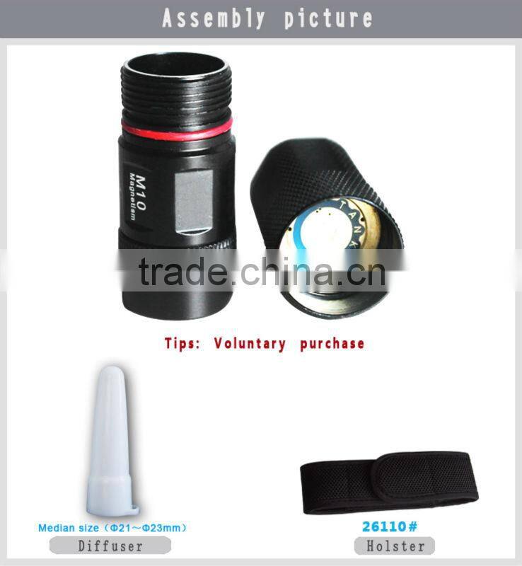 magnet led torch light with battery (M10-1)