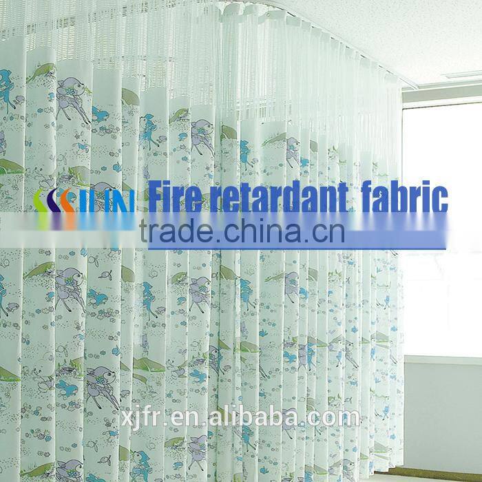 Fashion latest designs fire-retardant fabric, anti-bacterial medical partition curtain