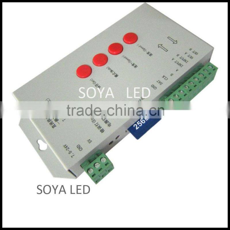 t-1000s sd card led pixel controller for ws2812b apa102 matrix ucs1903