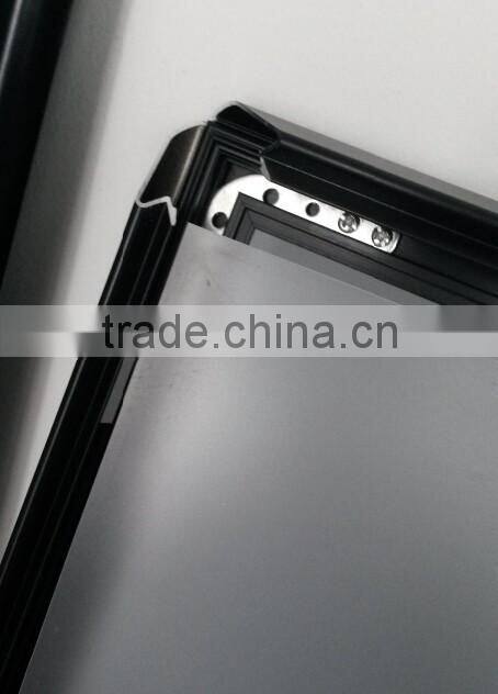 snap on frame wall mounted picture frame silver/black aluminum poster frame A1 size