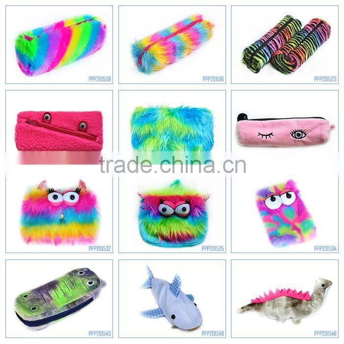 2016 leather multifunction handmade good cylinder pencil case