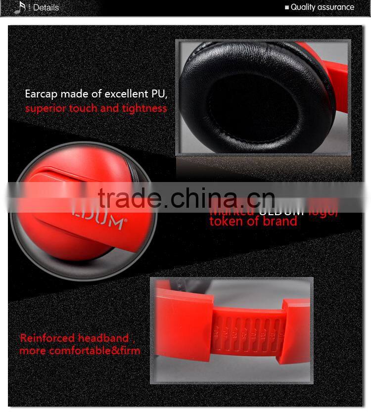 ULDUM brand stereo DJ headphone heavy bass gaming headset for mp3