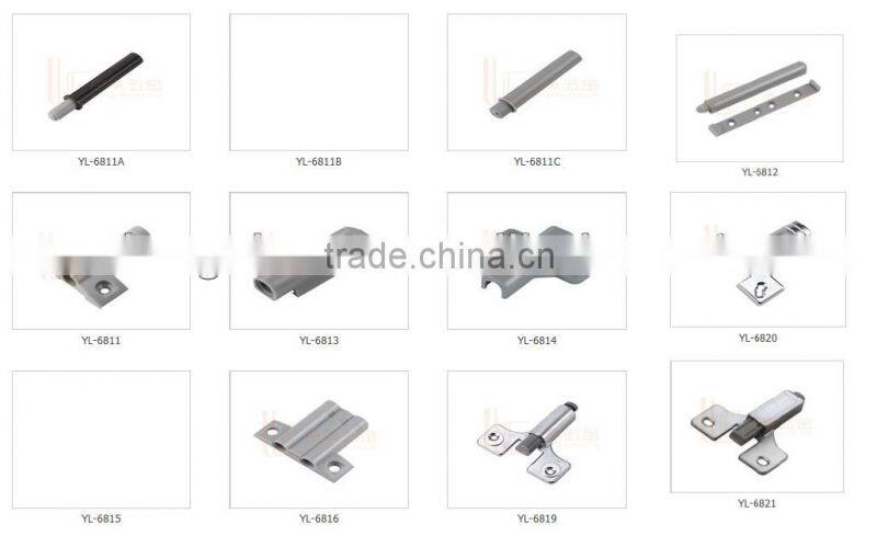 Furniture cabinet sliding door soft close damper