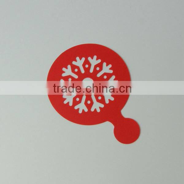 Decorating mould, eco-friendly cake stencil, cappuccino art template
