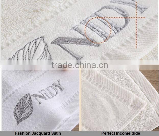 100% Cotton 16s Good Water Absorbent Wholesale White Hotel Spa Towels