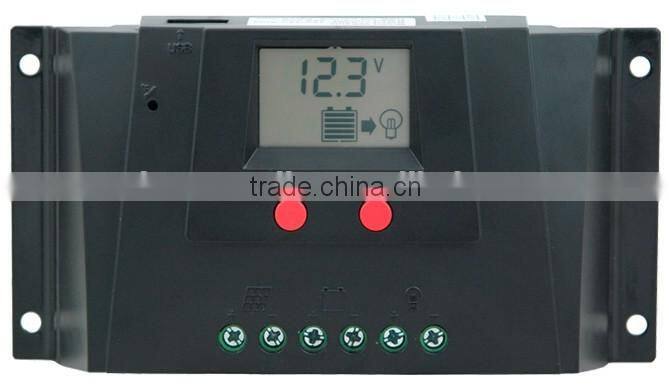 10A 20A Solar Charge Controller Price Cheap 12V 24V Auto with USB and LCD PWM Charging