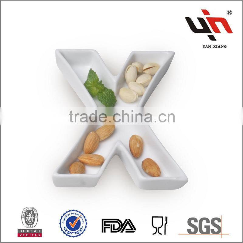 Porcelain Letter Dish X