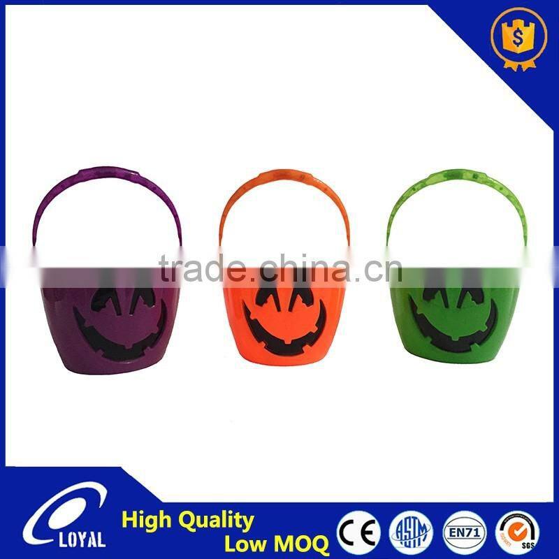 Halloween Pumpkin Bucket With Led Light