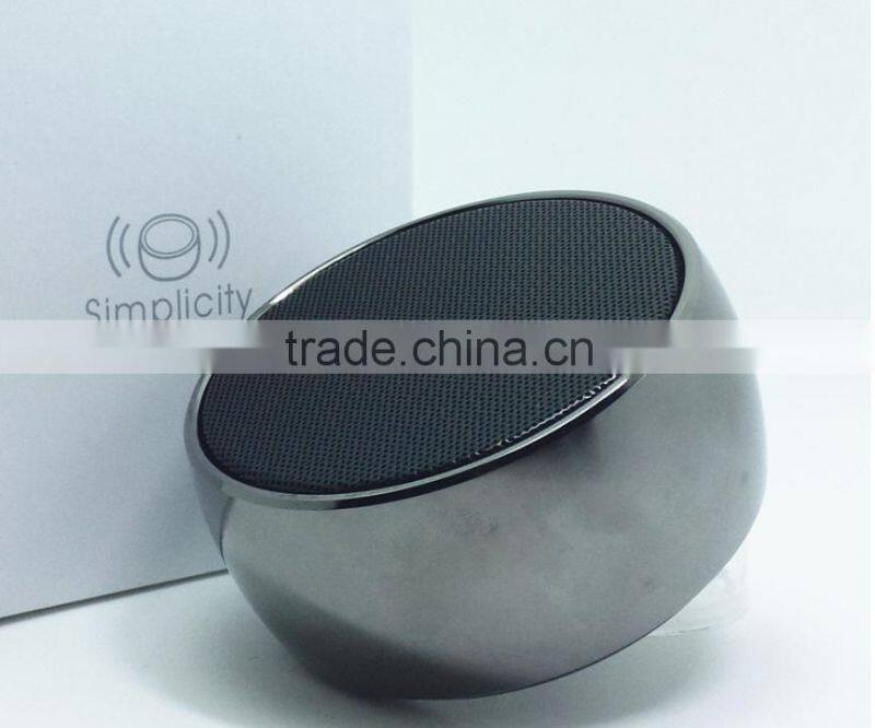 Wholesale BS01 Mini Round metal chess Portable Bluetooth Speakers,BS-01Base Stereo Alloy Body Chess Handfree Speaker