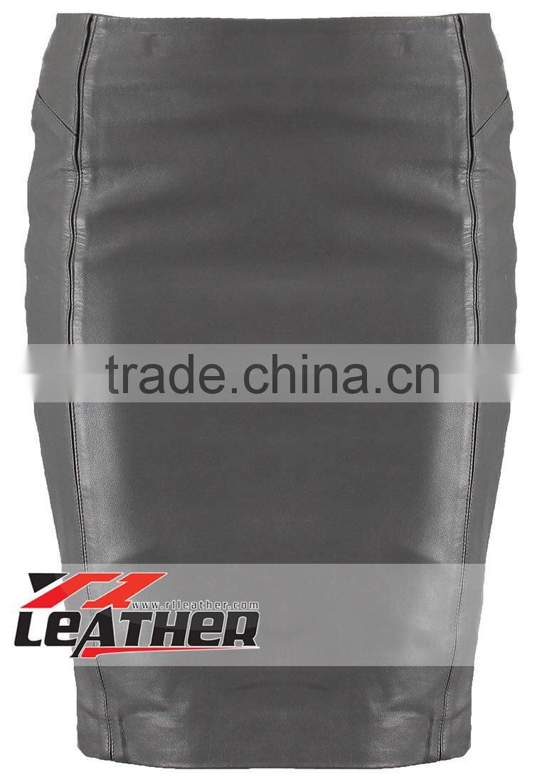 Women Leather Skirt, Ladies Leather Skirts, Women Fashion Leather Skirt. PU Leather Fashion Women Skirts.