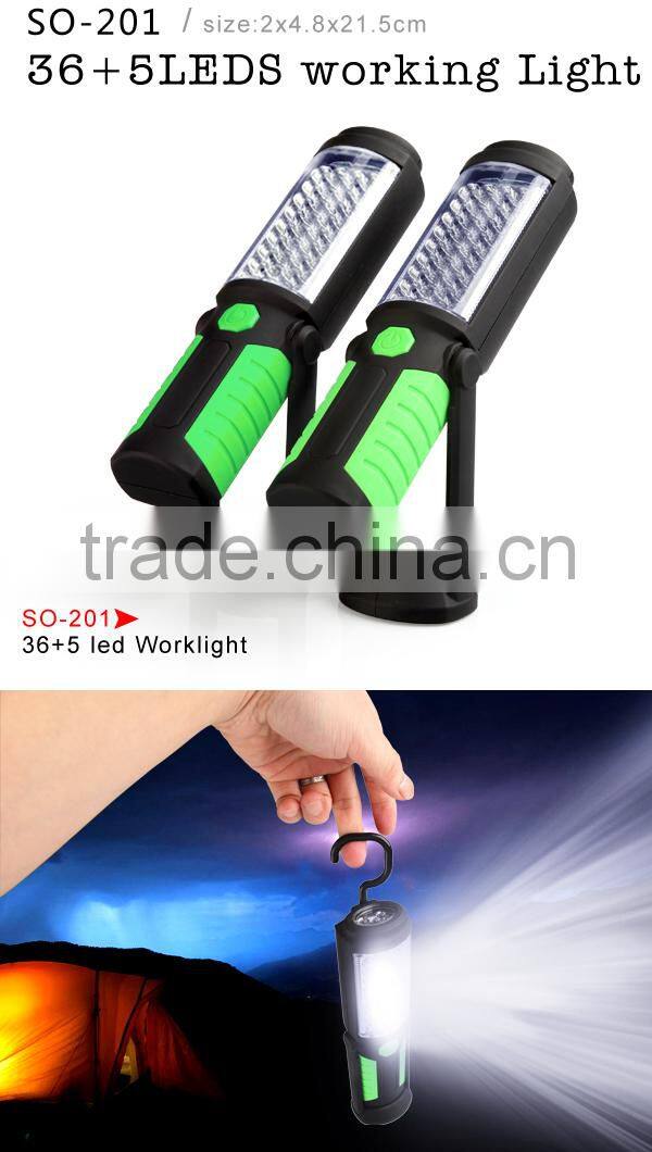 SORBO Super Brightness Magnetic LED Flashlight Torch Strong Power Light LED Torch for Emergency Stand 36 5 LED Work Lights
