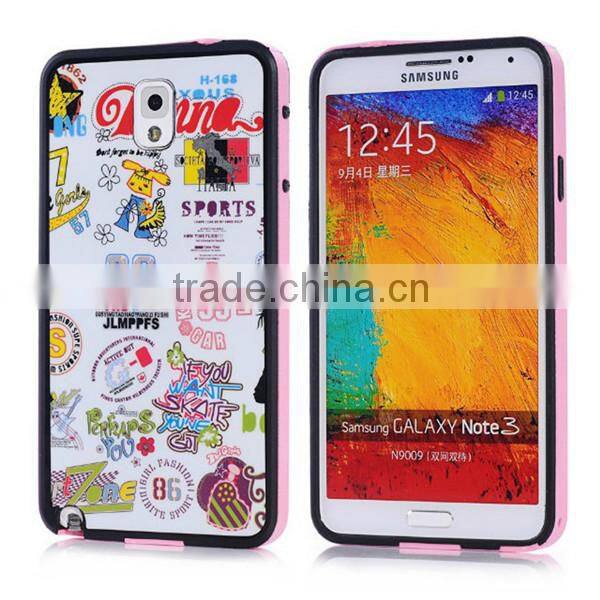 Combo pc tpu shockproof case for samsung galaxy note 3