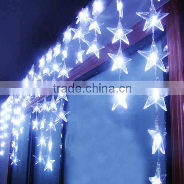 icicle light curtains