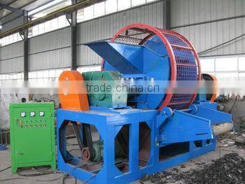 Waste tire recycling machine for rubber scrap