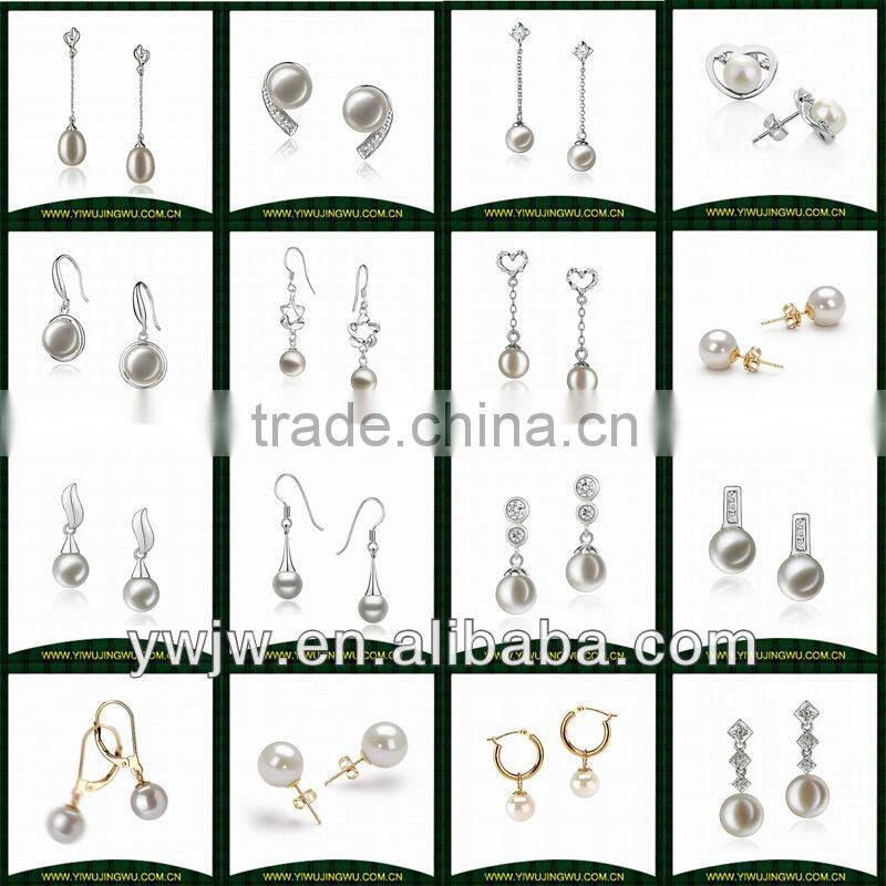 Heart Style Southsea Pearl Set Designs Earring On Hotsale(JW-G6039)