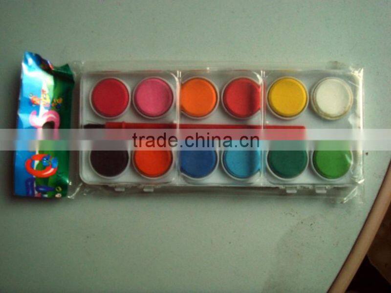 watercolor cakes,Dry Pan Watercolor Paint Cakes 18-Assorted Colors