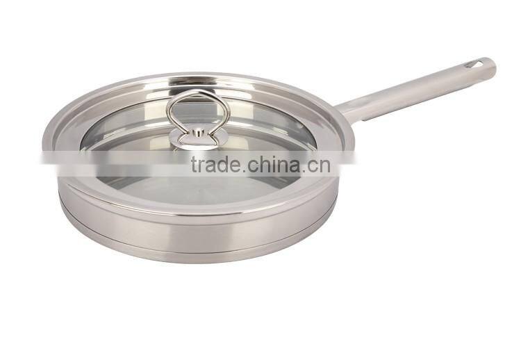Stainless Steel 201 6pcs Casserole Sauce Pot Fry pan