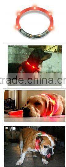 Wholesale dog collar,pet flashing safety collar