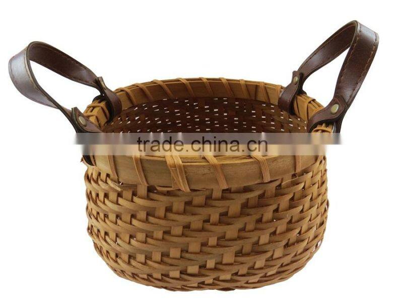 A set of special wood household essential basket