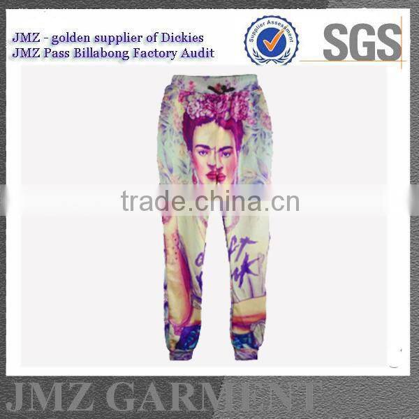 girl print joggers pants hot joggers pants OEM trousers
