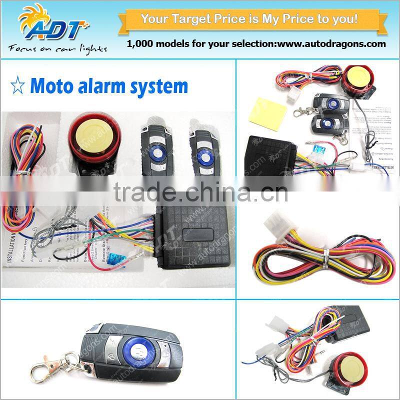 Two way alarm system motorcycle, Waterproof Motorcycle alarm system
