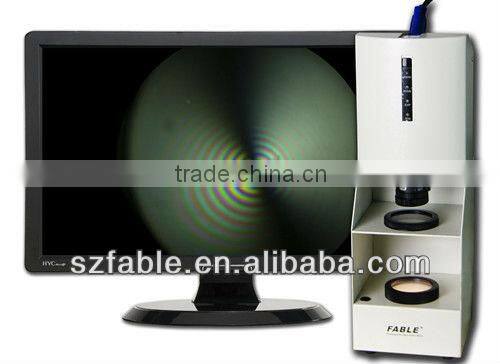 Polariscope with standard of VGA singal output for diamond and gem FTP-CCD