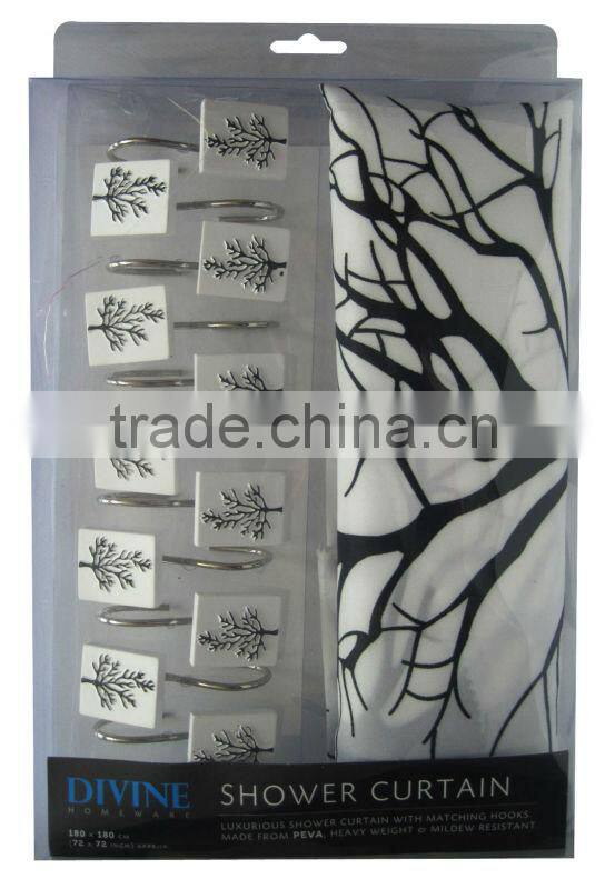 music notes decorative resin shower curtain hooks
