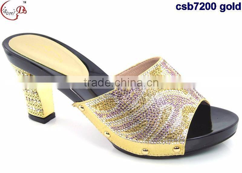 csb7200 Africa 2016 fashion women shoes for party evening Italy shoes matching purse fashion wedding shoes