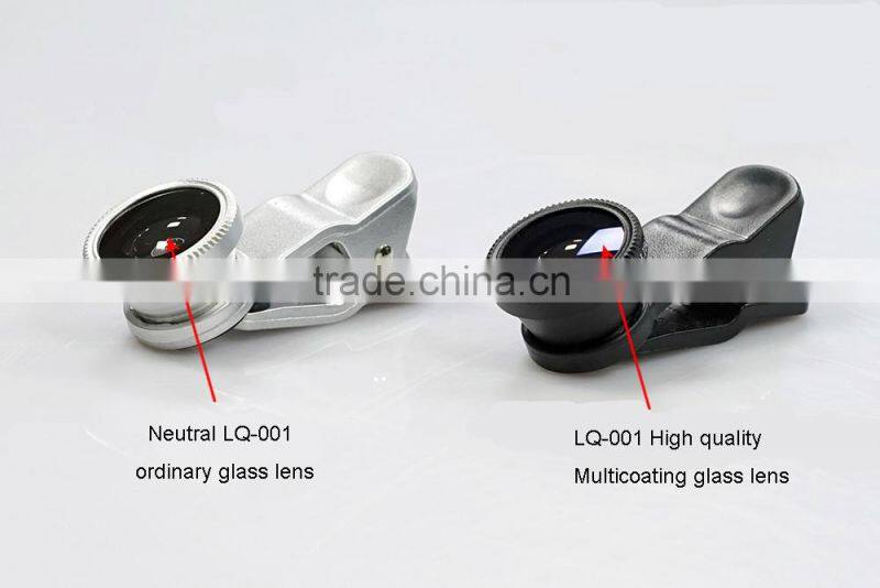 High Quality Phone Accessary Optical Glass / ABS Clip Universal 8X Telephoto Lens