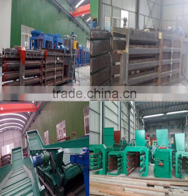 Zhirui Factory price Automatic Horizontal Hydraulic baling machine