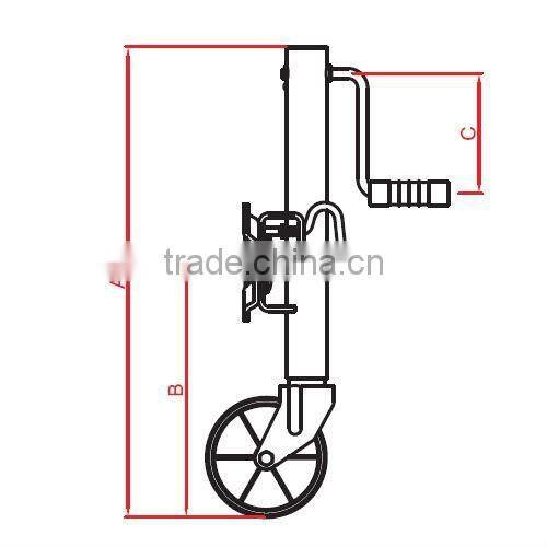 1000lbs Jockey wheel Trailer Jack boat trailer jack