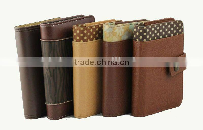 2015 NEW A5 Leather organizer / custom personal organizer / journal planner notebook