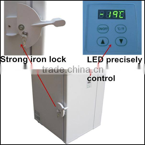 2014 New Design Inner Fan 110mm Insulation 12v 24v DC Solar Refrigerator