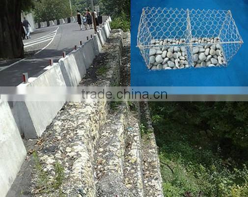 Galvanized &PVC Coated Anping Factory Gabion Box Basket/Gabion Wire Mesh Netting