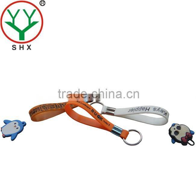fashion rubber keychain wholesale