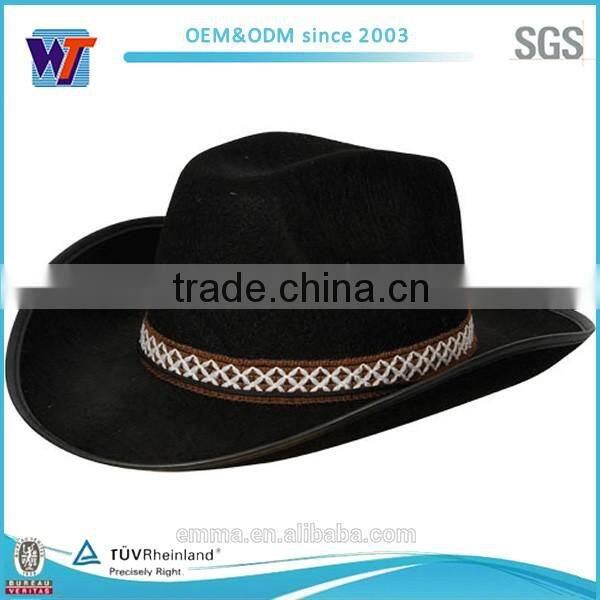 High quality hot selling wool wave short brim felt hat